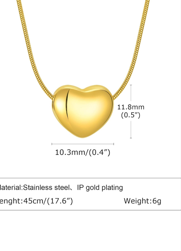 EverShine™ Gold Heart Pendant Necklace