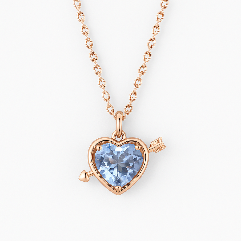 Rose Glow Heart